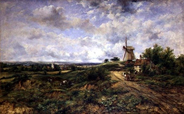 Vista de Hampstead Heath de Frederick Waters Watts