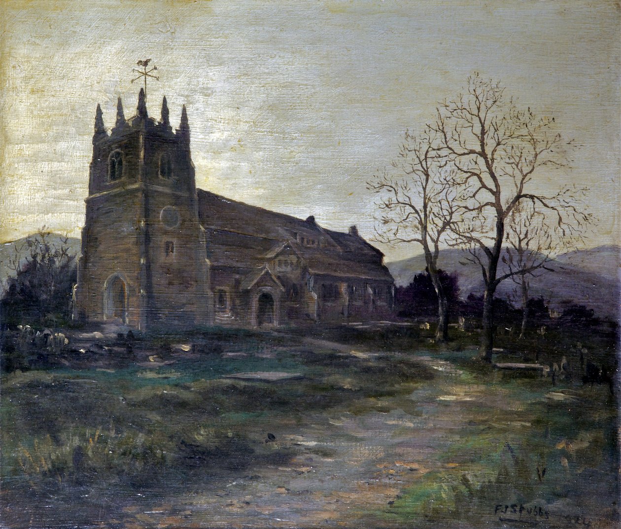 Iglesia de Old Oldham de Frederick William Jackson