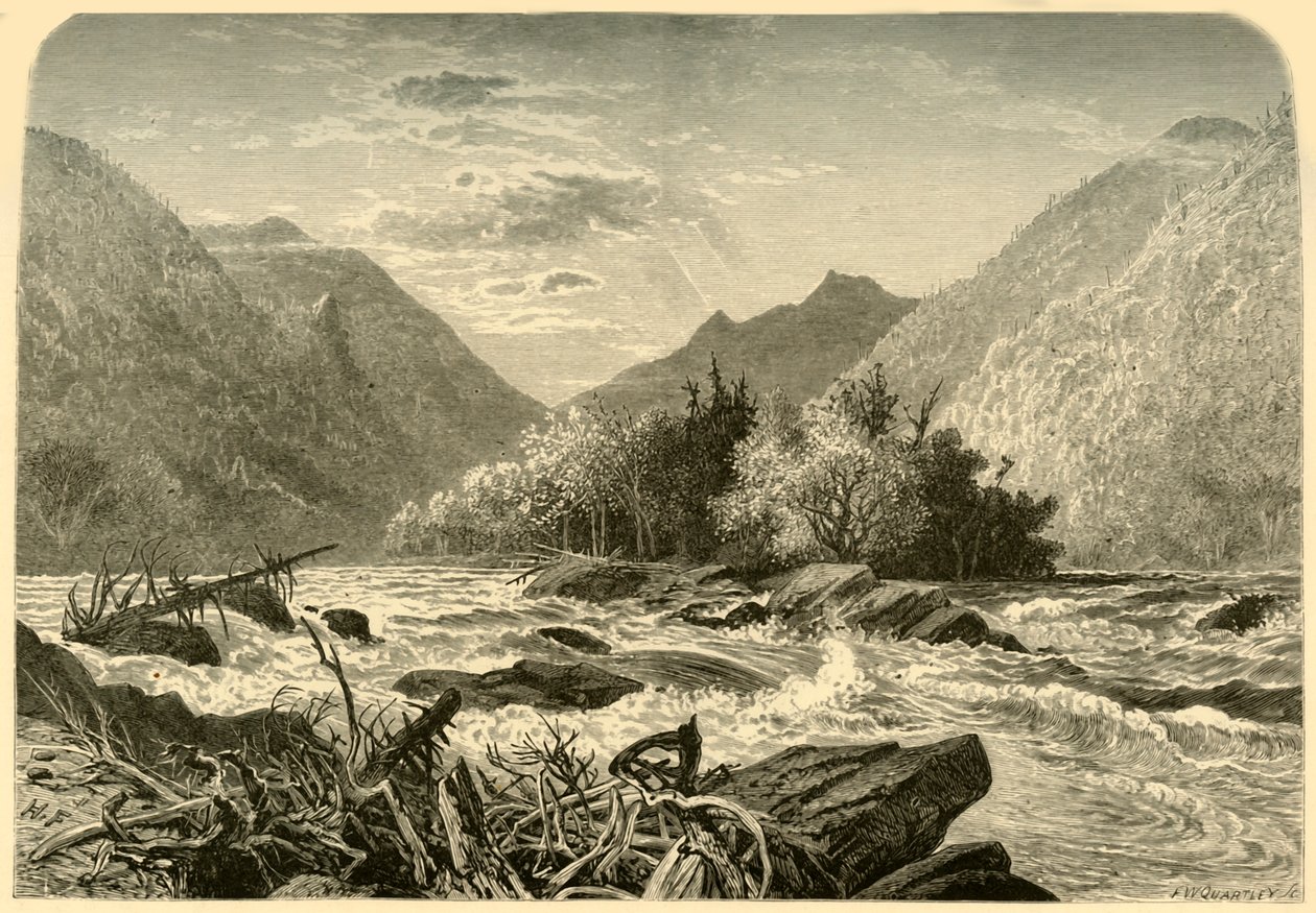 Isla de la montaña, 1872 de Frederick William Quartley