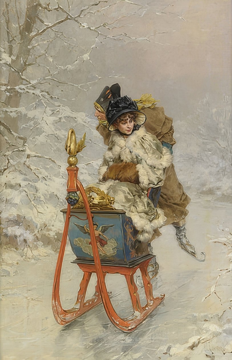 El paseo en trineo de Frederik Hendrik Kaemmerer