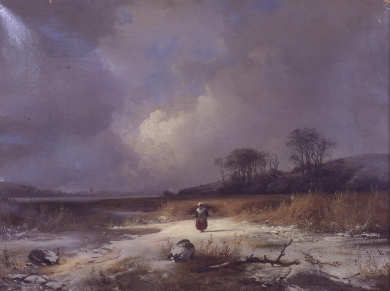 Paisaje invernal de Frederik Rohde