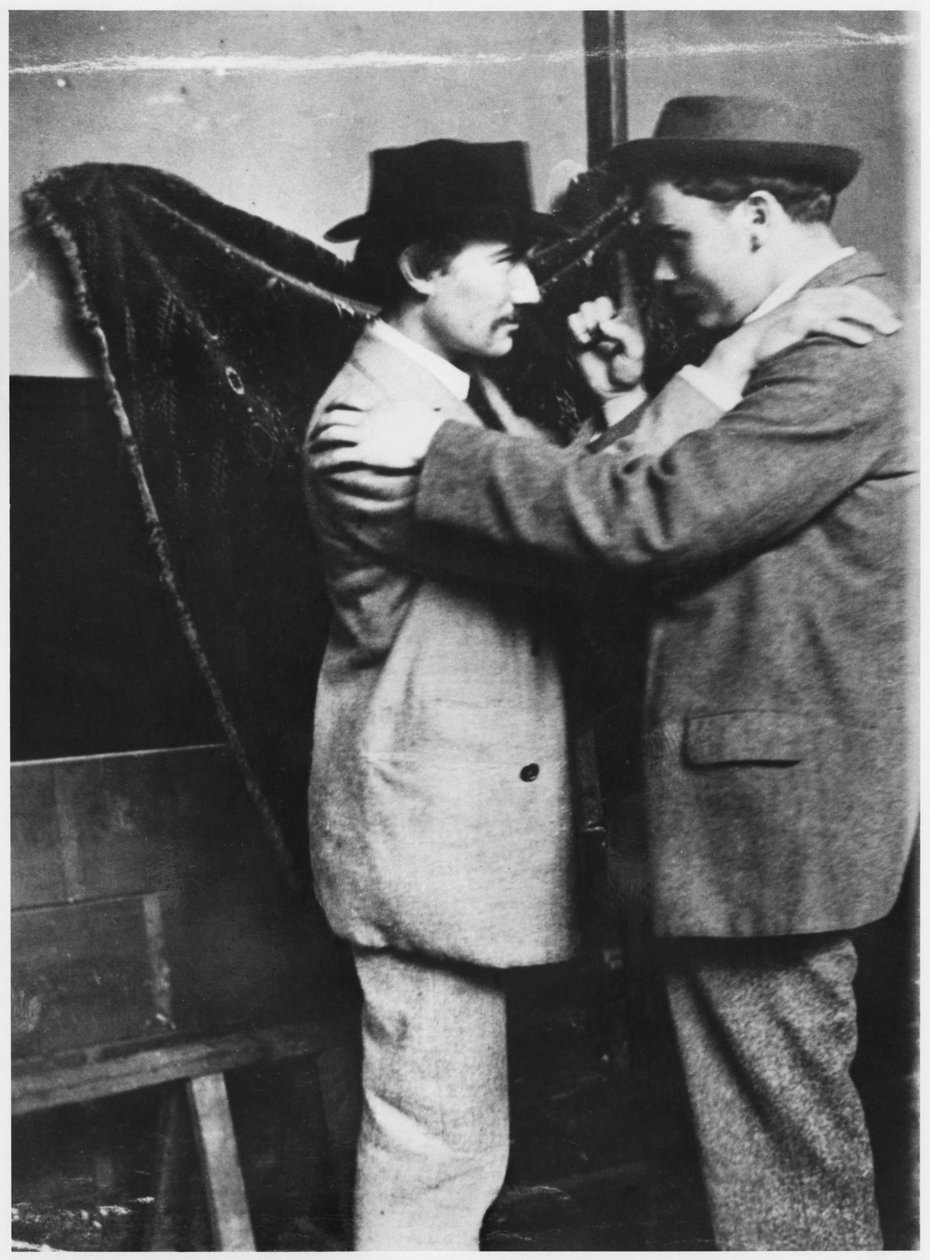 Andre Gide y Paul Albert Laurens, Biskra, Argelia, 1893 de French Photographer