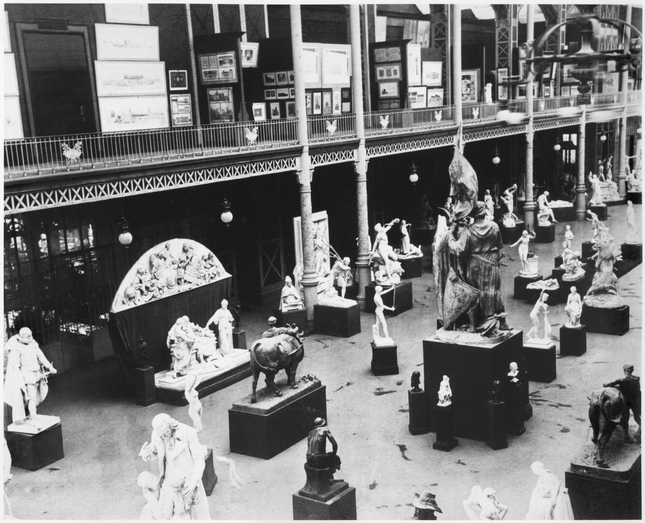 Bellas Artes Belgas en la Exposición Universal, París, 1889 de French Photographer