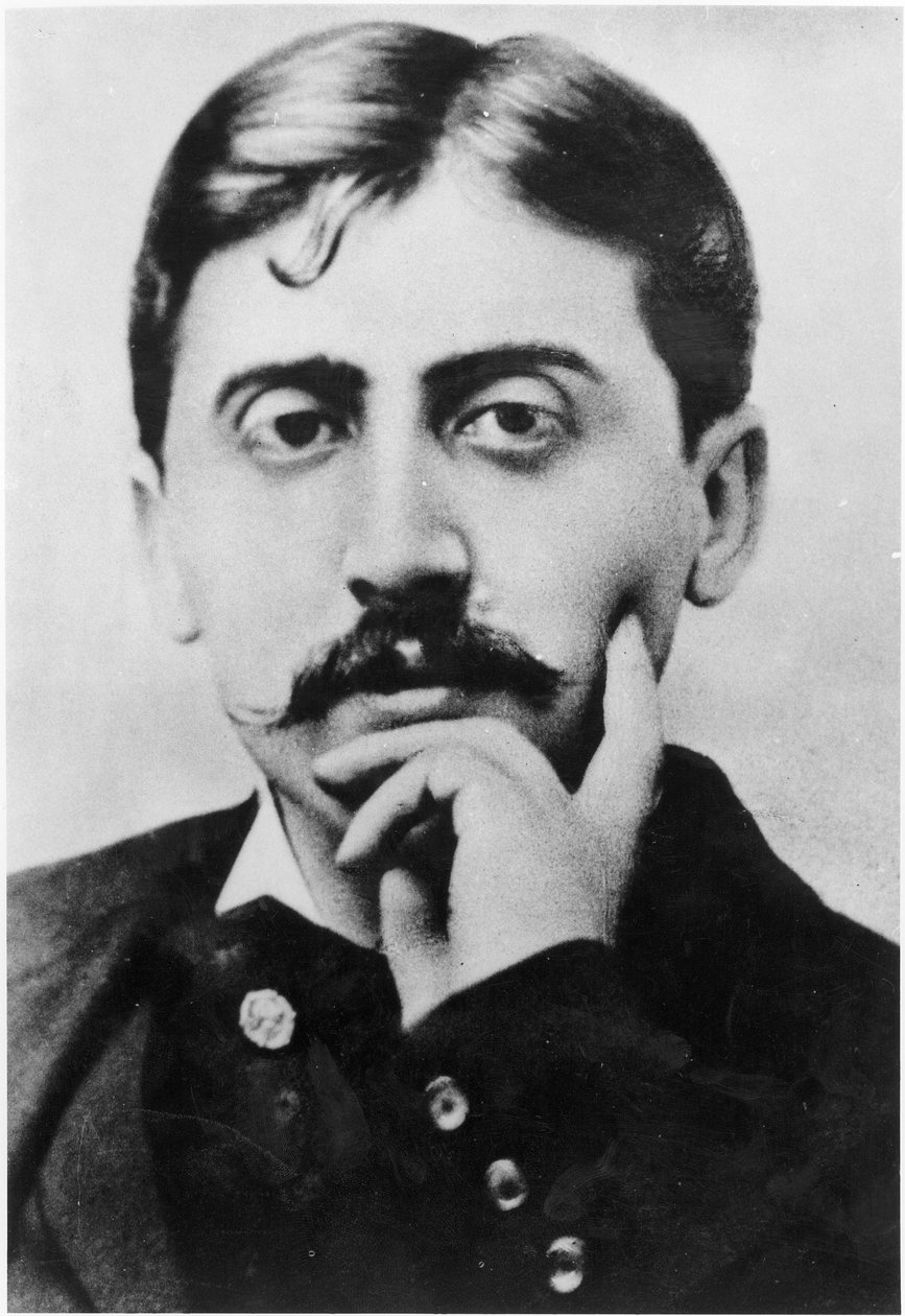 Retrato de Marcel Proust (1871-1922) 1900 de French Photographer