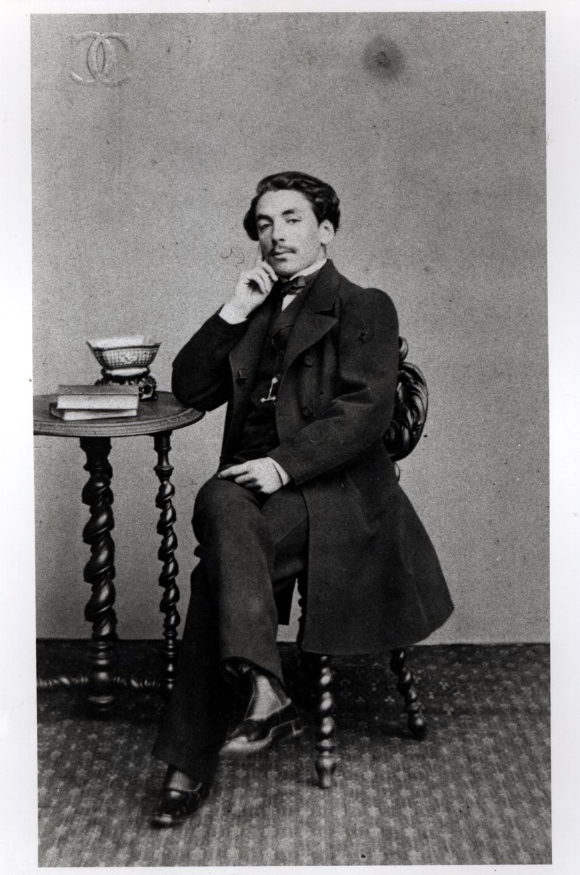 Stephane Mallarme (1842-98) a los 19 años de French Photographer