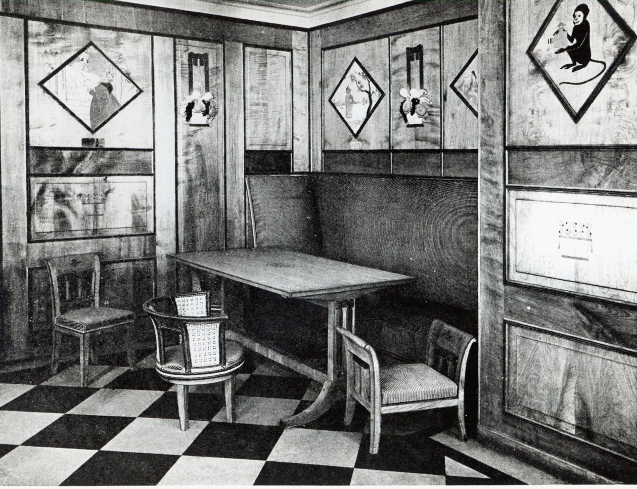Sala de juegos infantiles en el transatlántico París, julio de 1921 de French Photographer