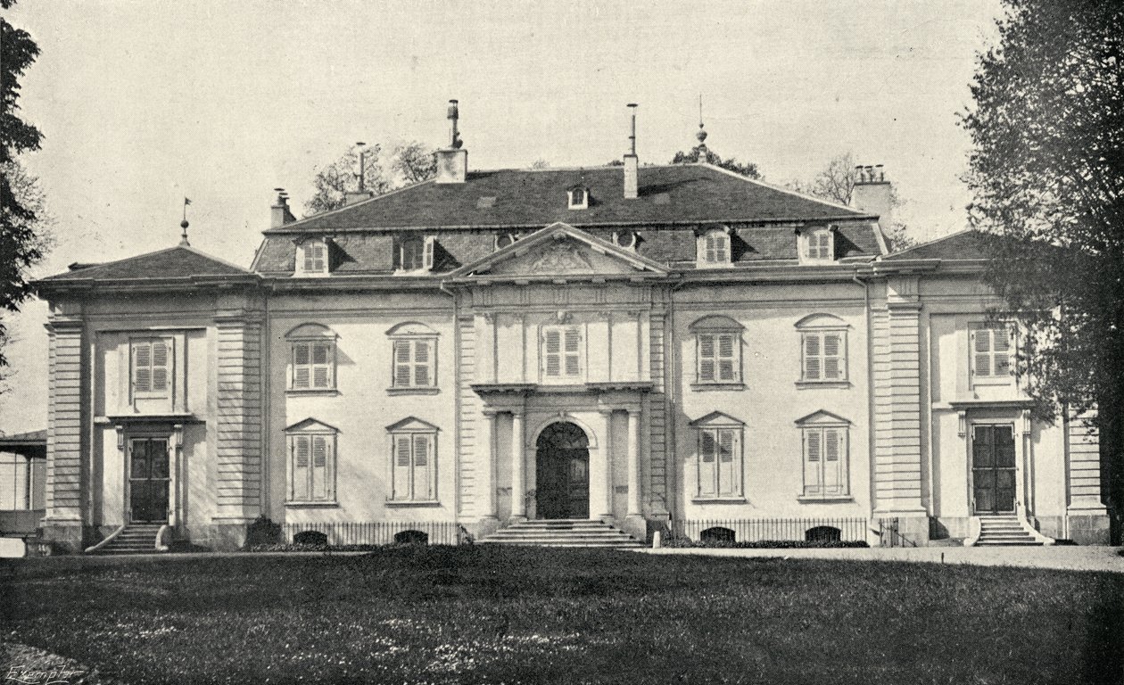 Casa de Voltaire (1694-1778) en Ferney de French Photographer