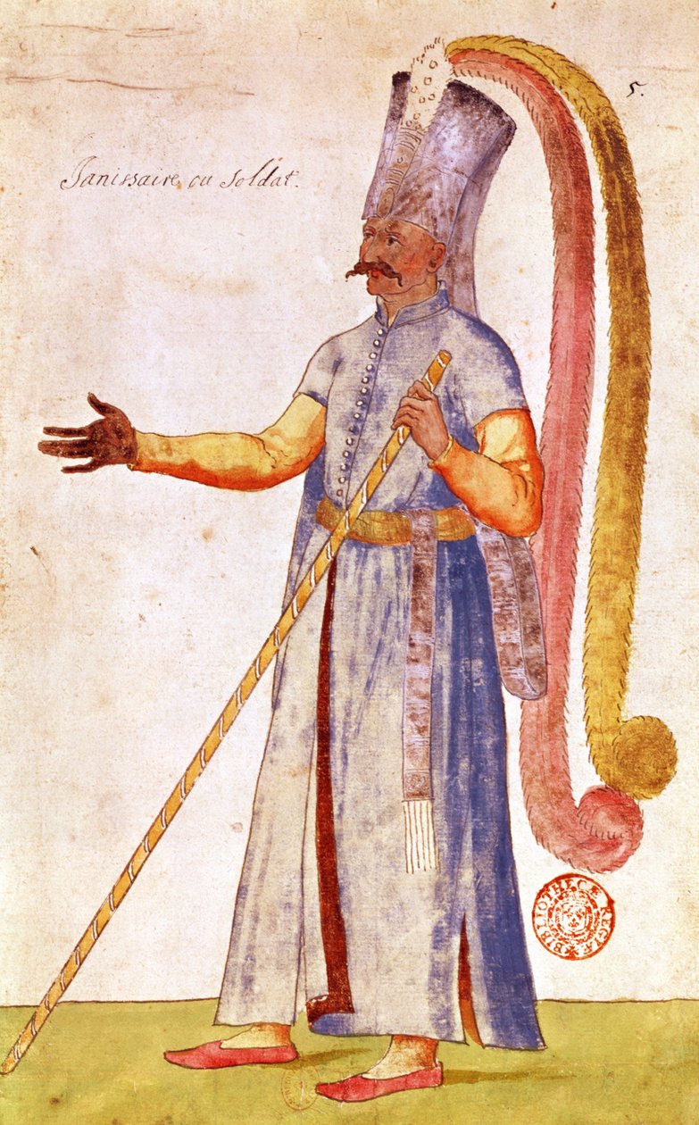 Un jenízaro o soldado, 1567 de French School