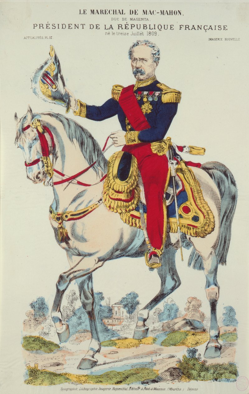 Mariscal Edme Patrice Maurice de Macmahon (1808-93) de French School