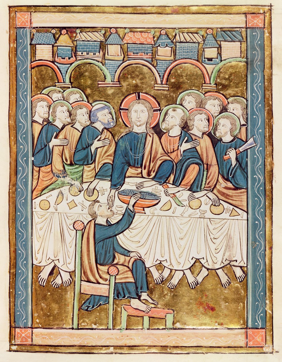 Ms 3016 fol.14 La Última Cena, del 