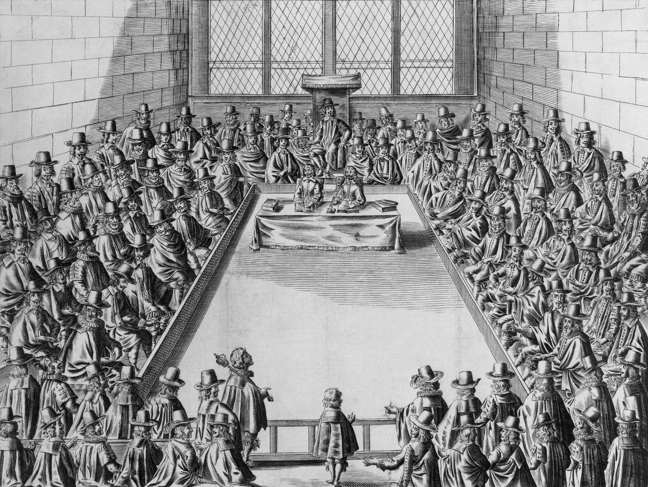 Parlamento durante la Commonwealth, 1650 de French School