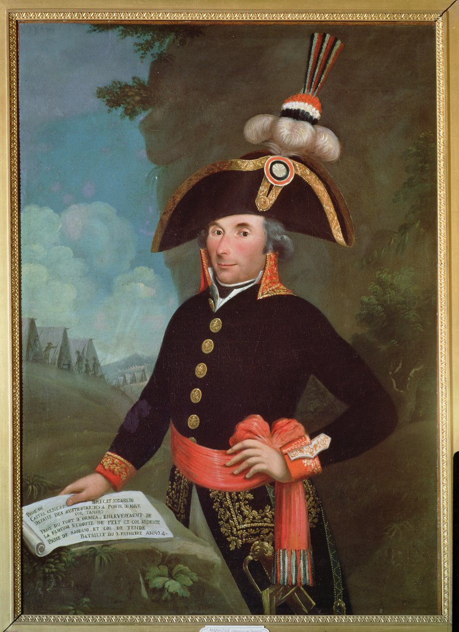 Retrato de André Massena (1758-1817) General de la División, 2 Frimaire, Año IV de French School