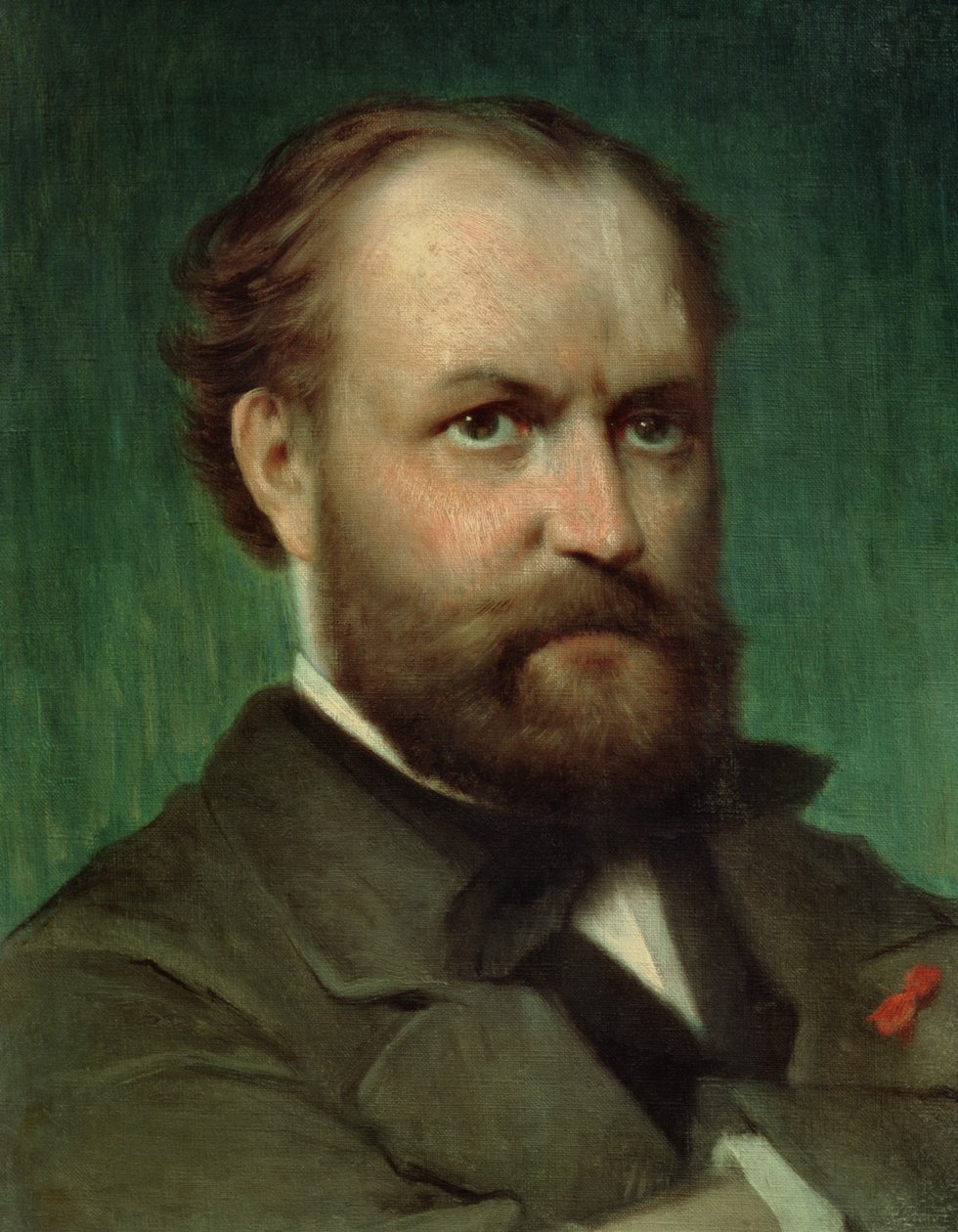Retrato de Charles Gounod (1818-93) de French School