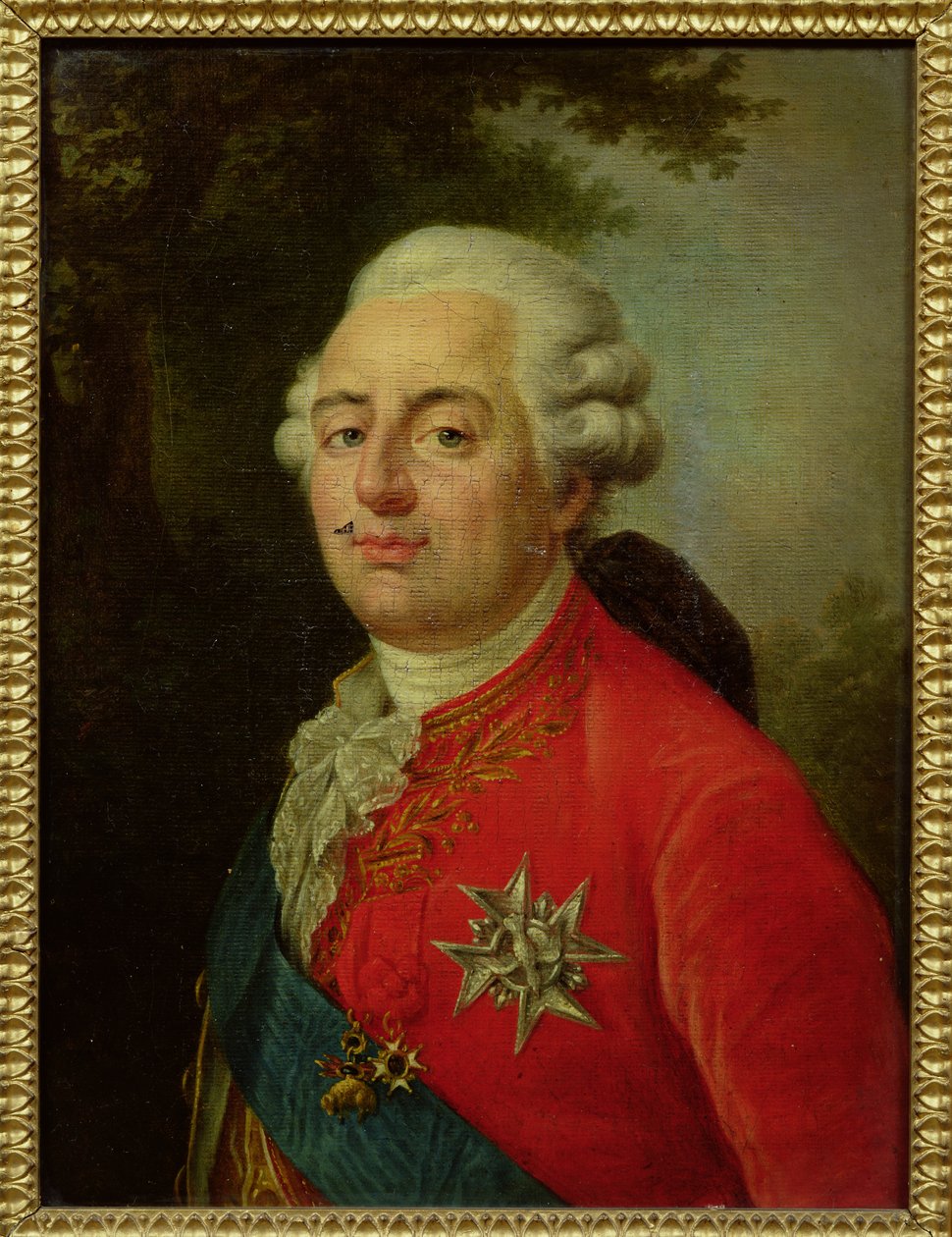 Retrato de Luis XVI (1754-93) Rey de Francia de French School