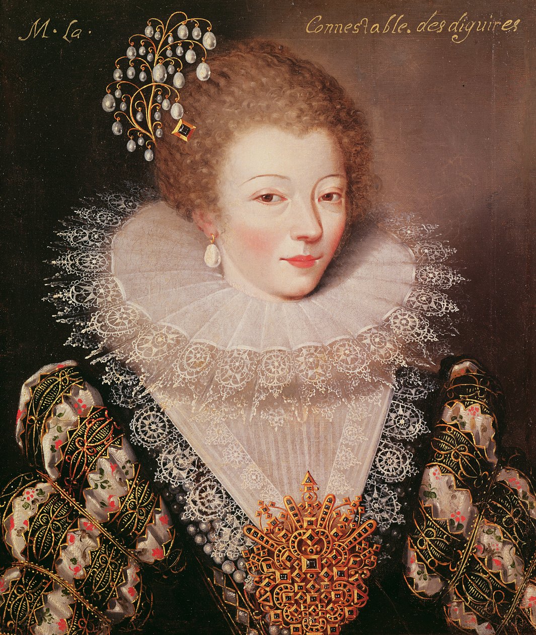 Retrato de Marie Vignon (c.1576-1657) de French School