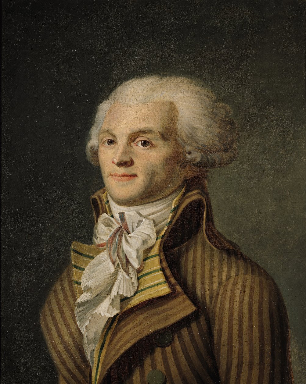 Retrato de Maximilien de Robespierre (1758-94) de French School