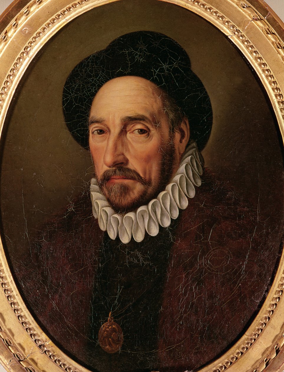 Retrato de Michel Eyquem de Montaigne (1533-92) de French School