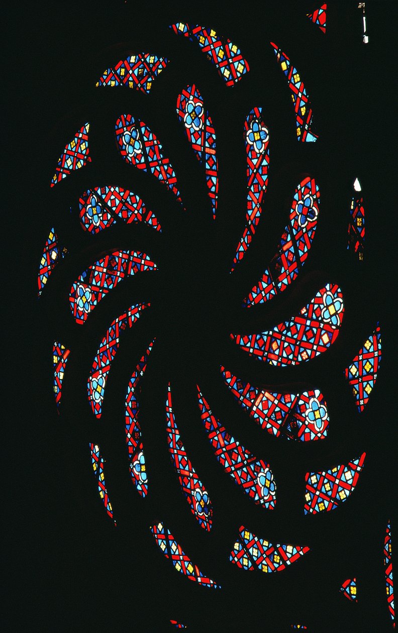 Rosetón en espiral, Capilla de los Borbones de French School