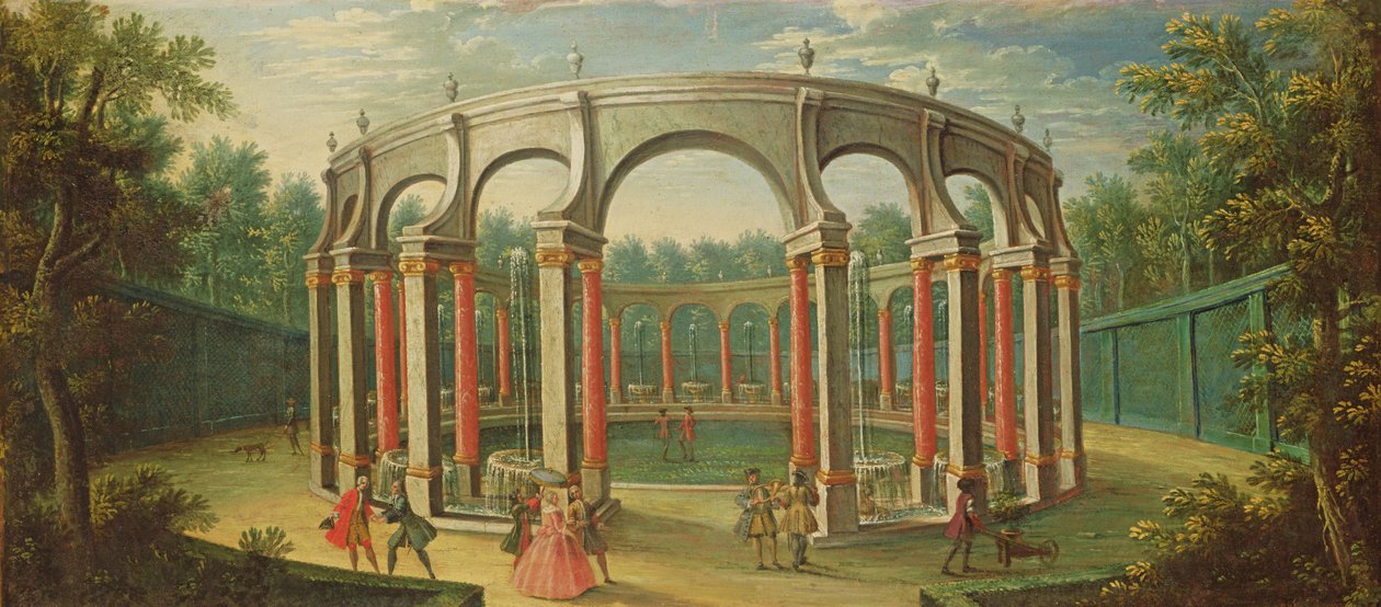 El Bosquet de la Columnata en Versalles, principios del siglo XVIII de French School