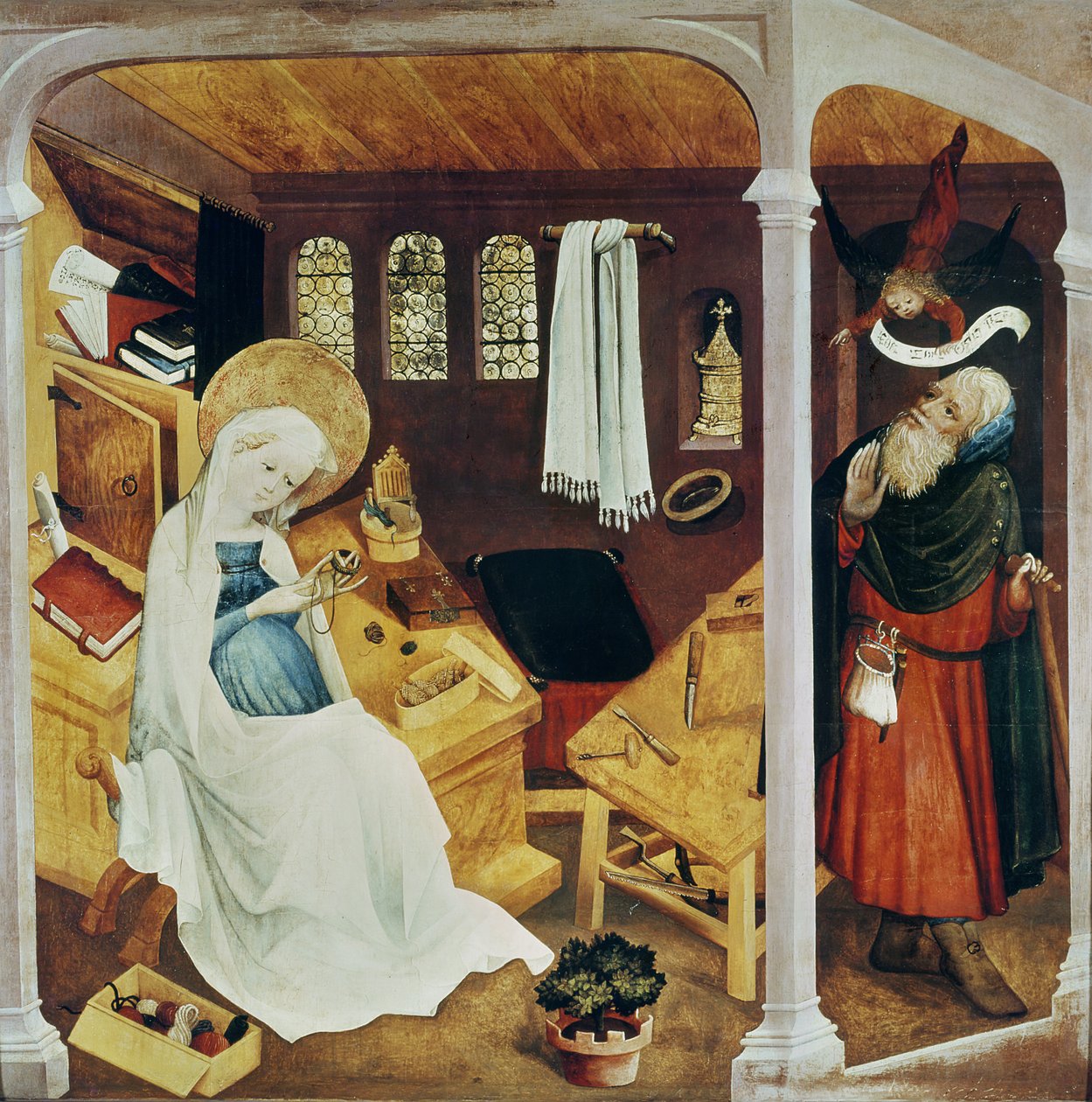 La duda de San José, c.1410-20 de French School