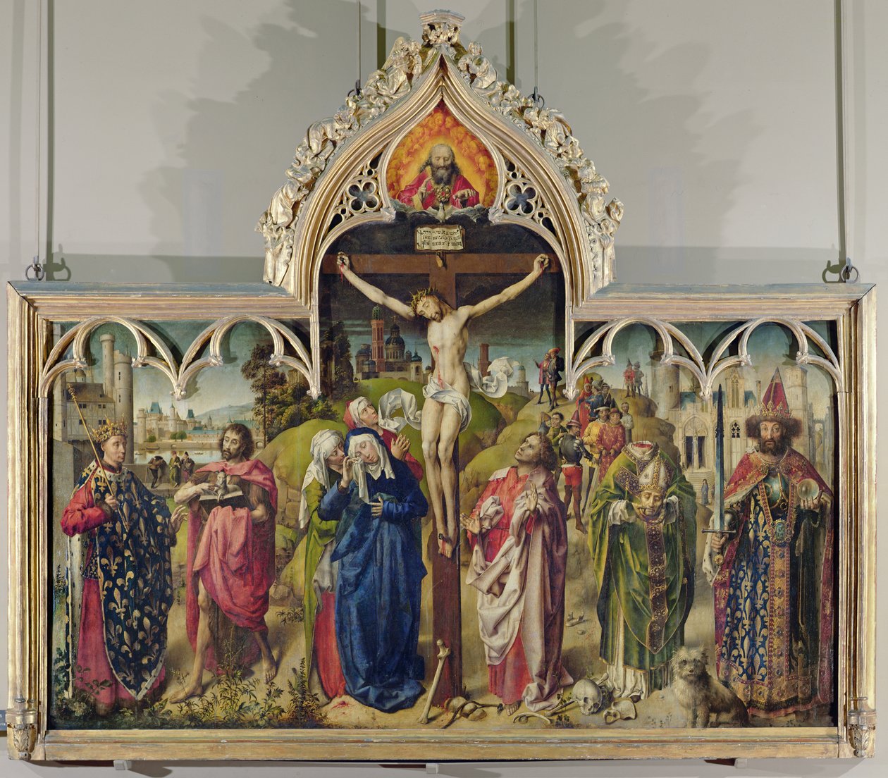 El Parlamento del Retablo de París, 1453-55 de French School