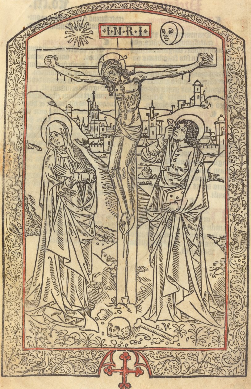 La Crucifixión de French 15th Century