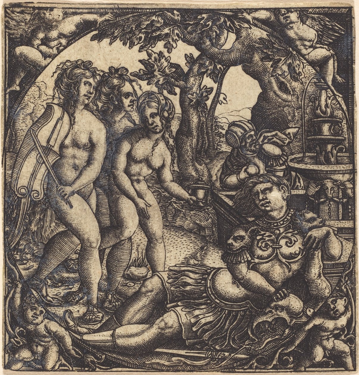 El Juicio de Paris de French 16th Century