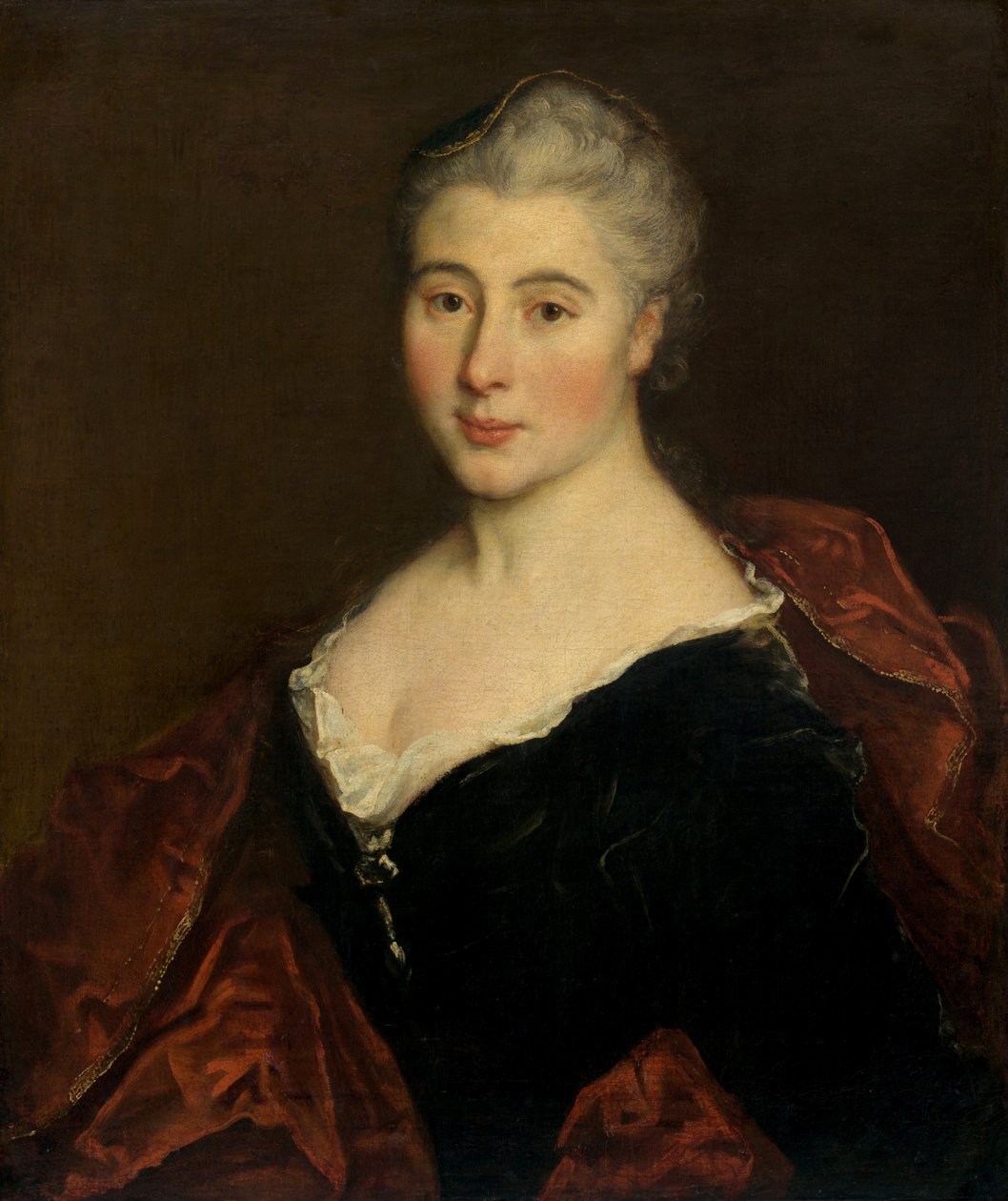 Retrato de una mujer de French 18th Century