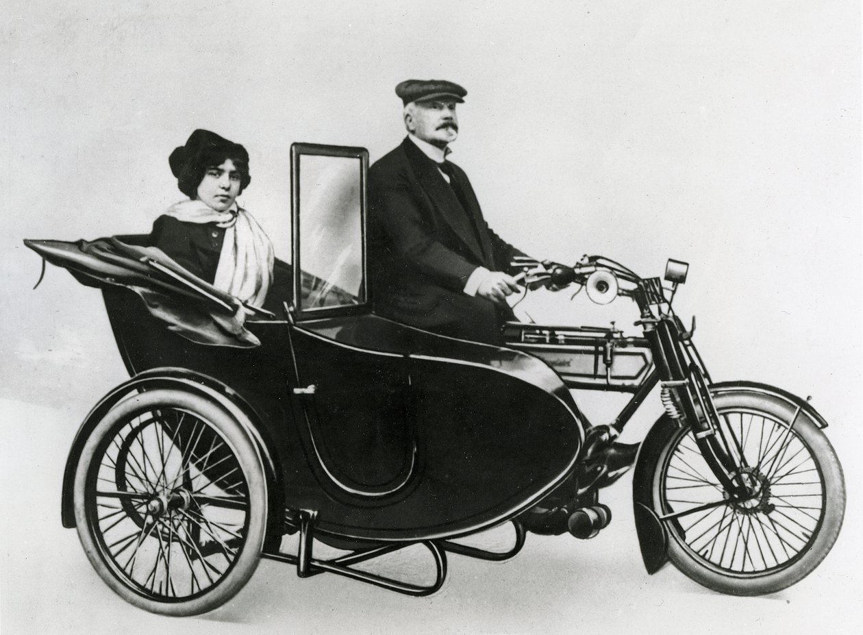 Jouve & Co. side car, 1914 de French Photographer
