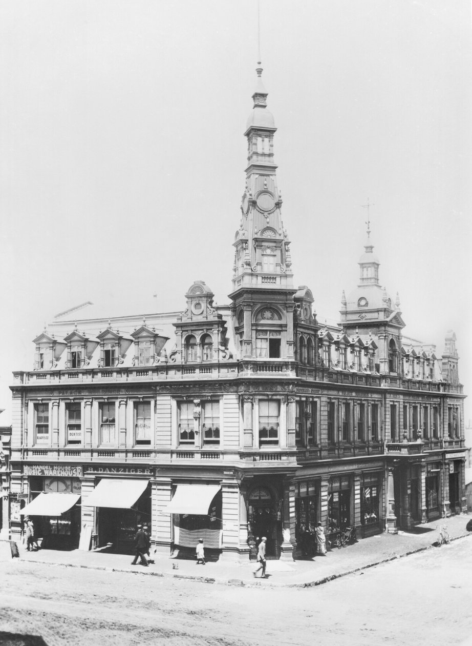 Vista de Johannesburgo, c.1900 de French Photographer