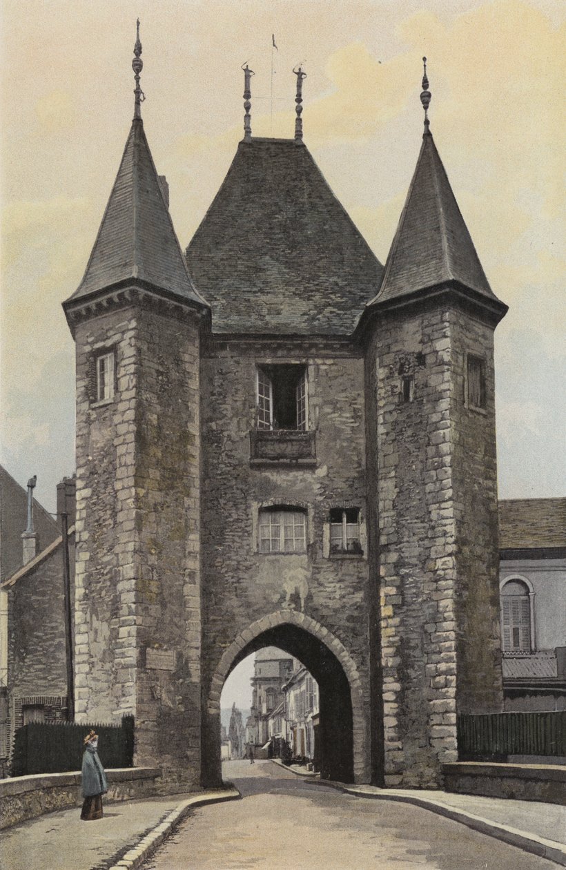 Villeneuve-sur-Yonne, Puerta de Joigny de French Photographer