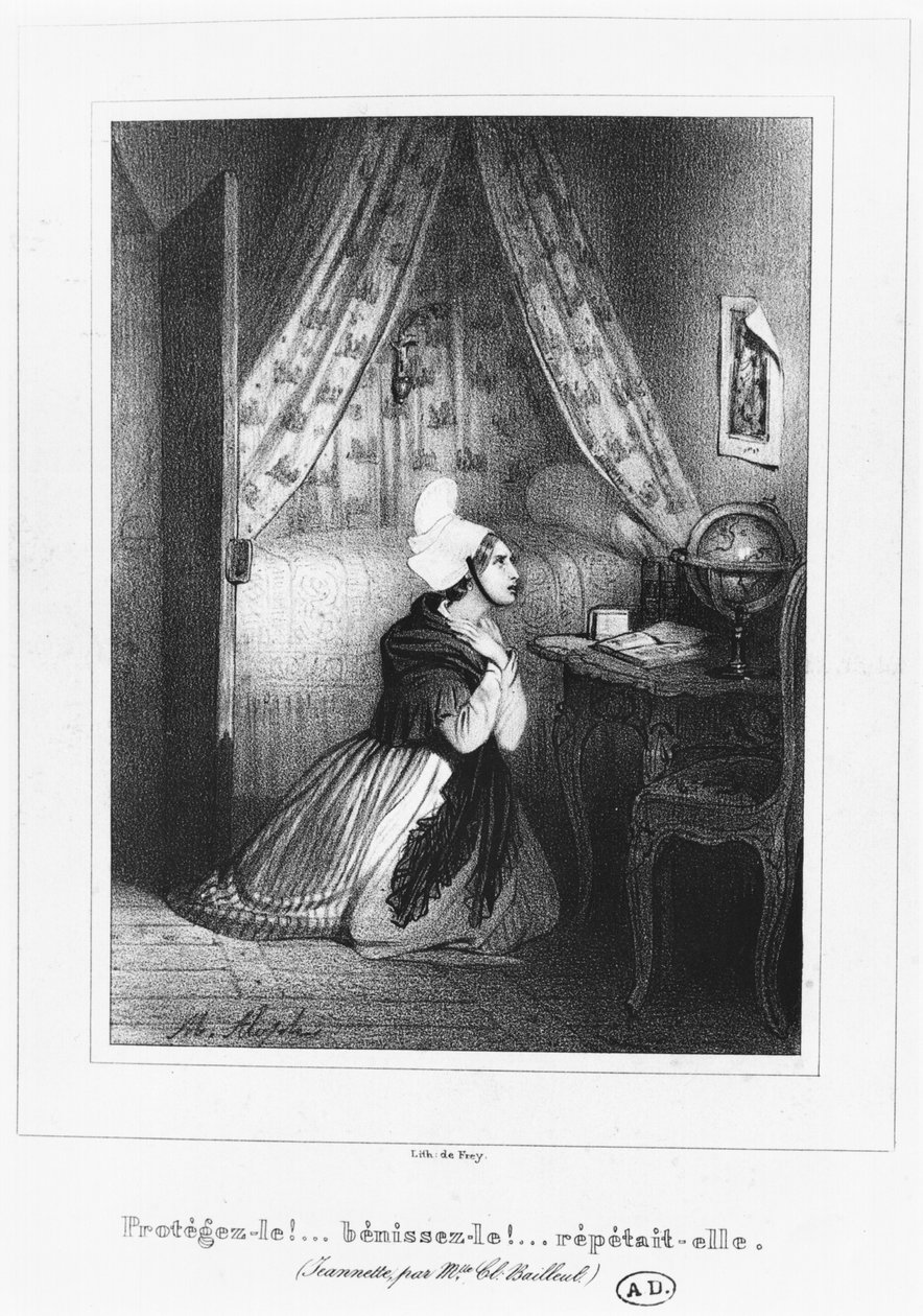 Una joven de Normandía, c.1830-40 de French School