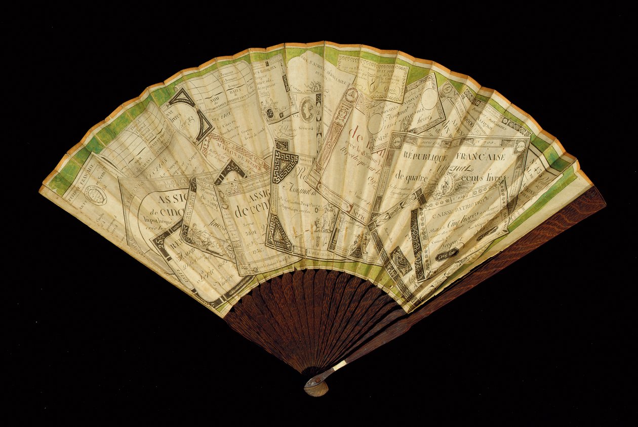 Abanico Assignat, c.1796 de French School