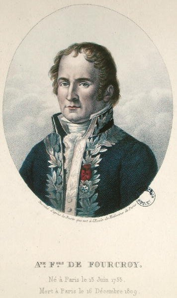 Antoine Francois de Fourcroy (1755-1809) (grabado en color) de French School