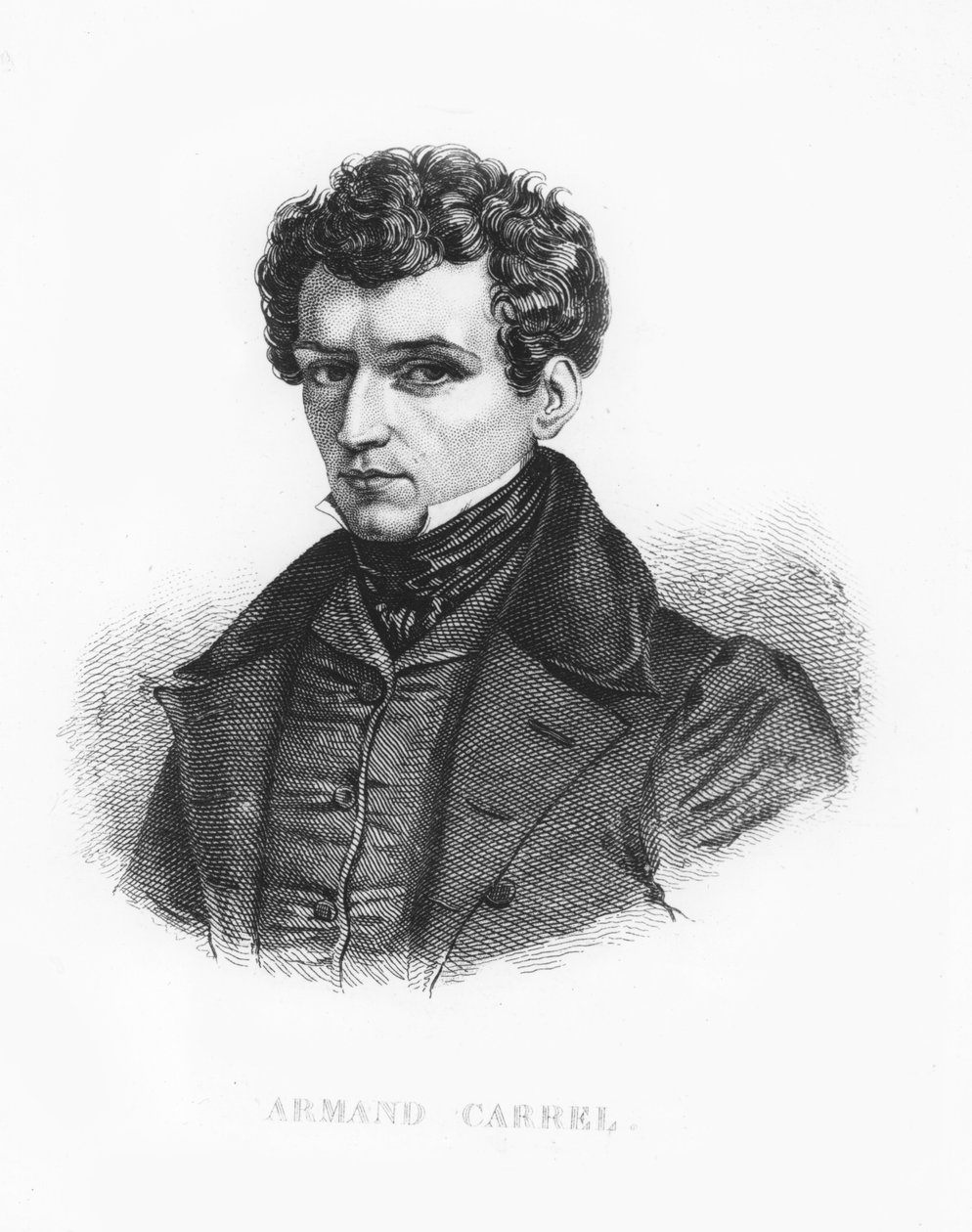 Armand Carrel (grabado) de French School