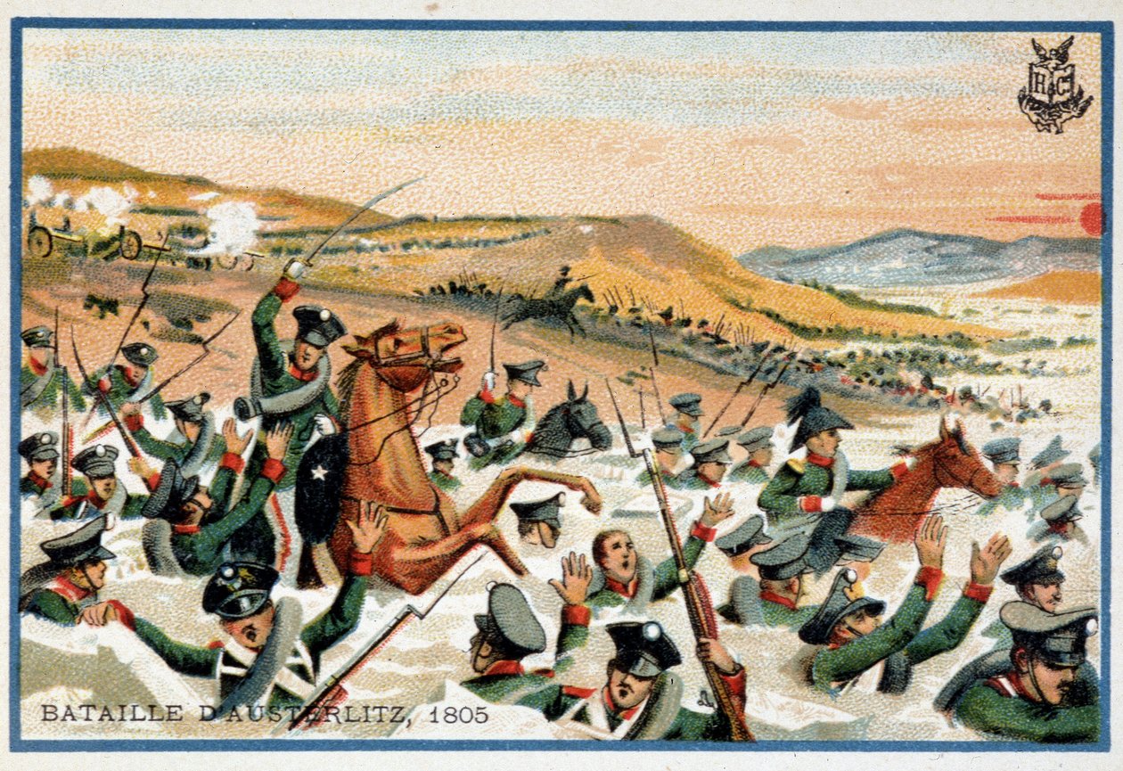 Batalla de Austerlitz de French School