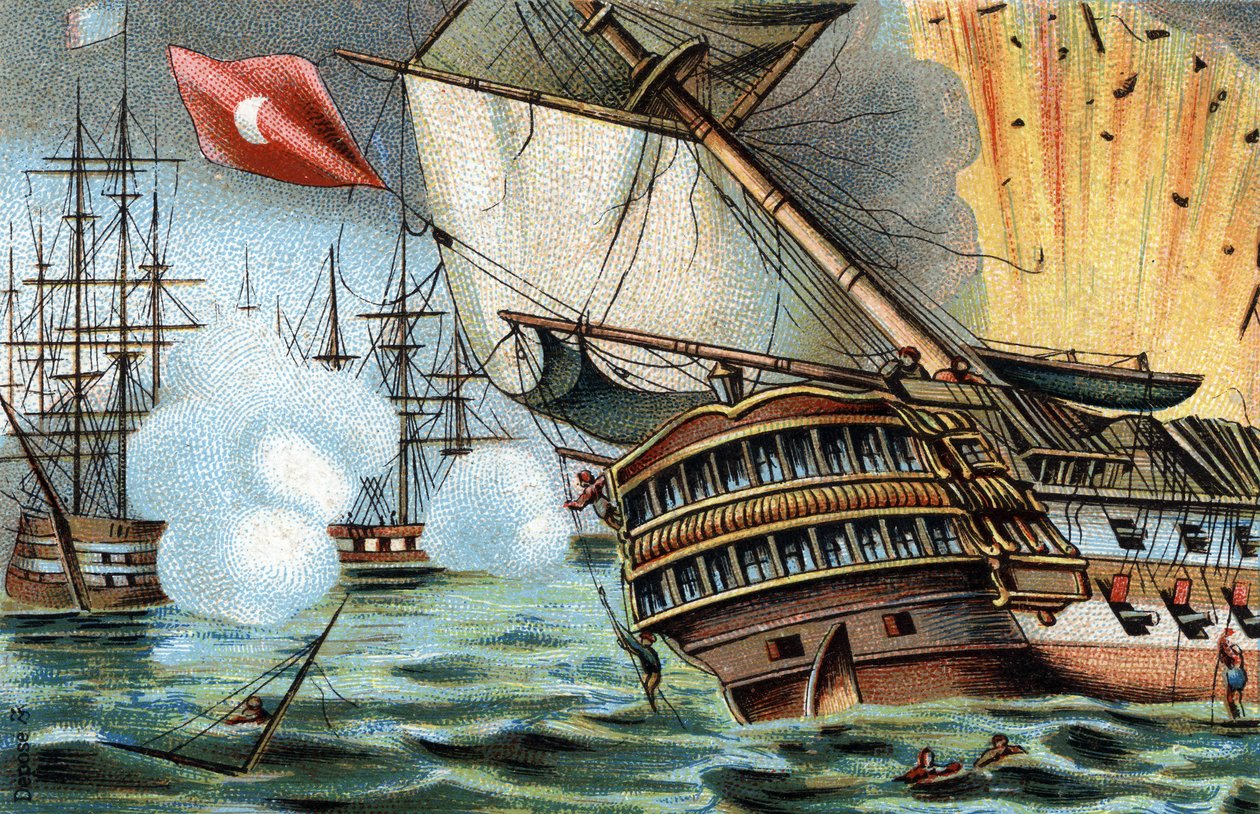 Batalla de Navarino, 20 de octubre de French School