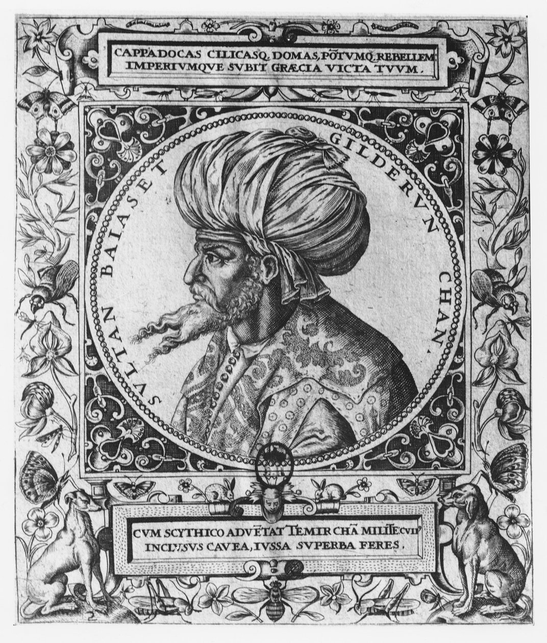 Bayezid I (grabado) de French School