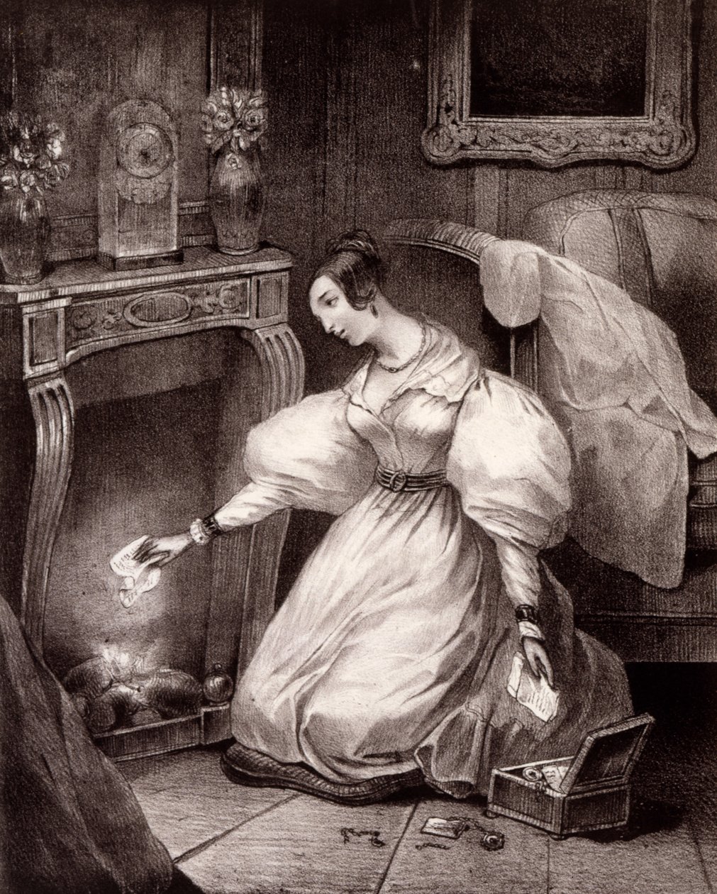 Chagrin DAmour, principios del siglo XIX de French School