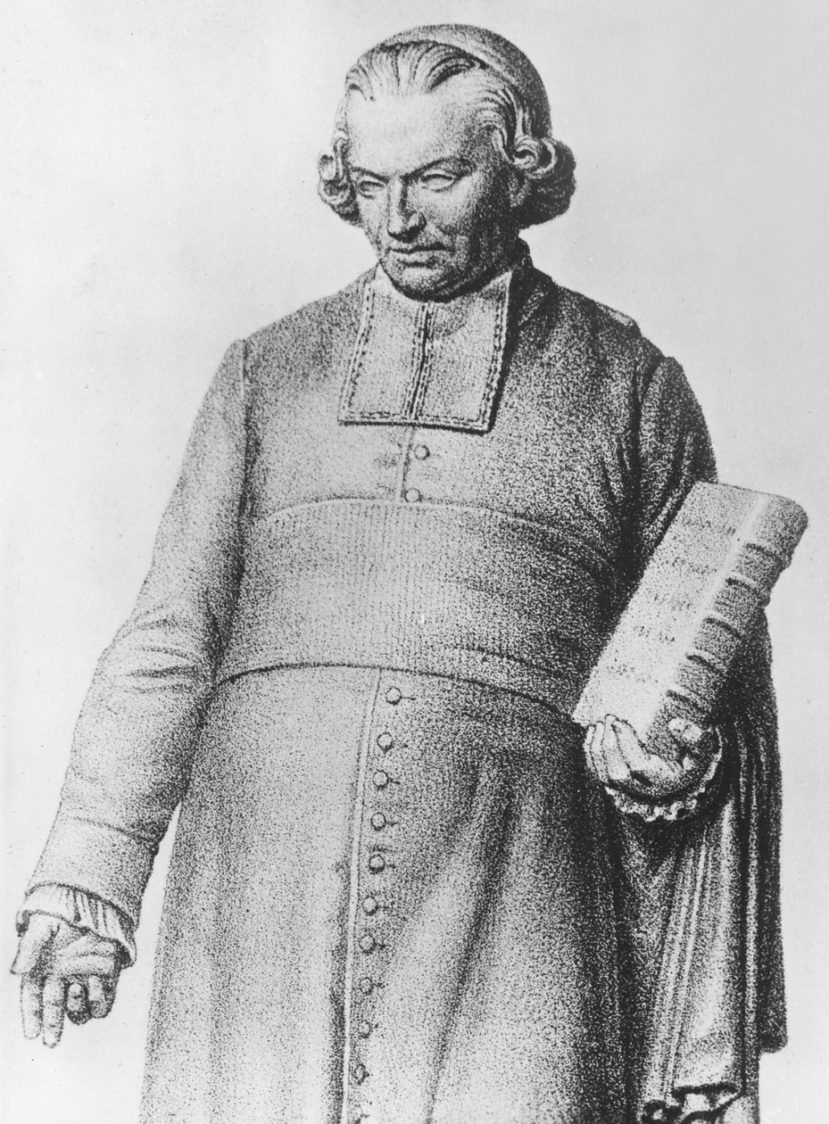 Charles-François Lhomond (grabado) de French School
