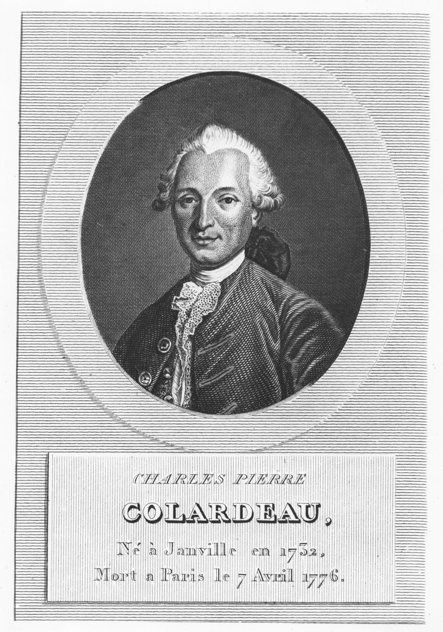Charles Pierre Colardeau (grabado) de French School