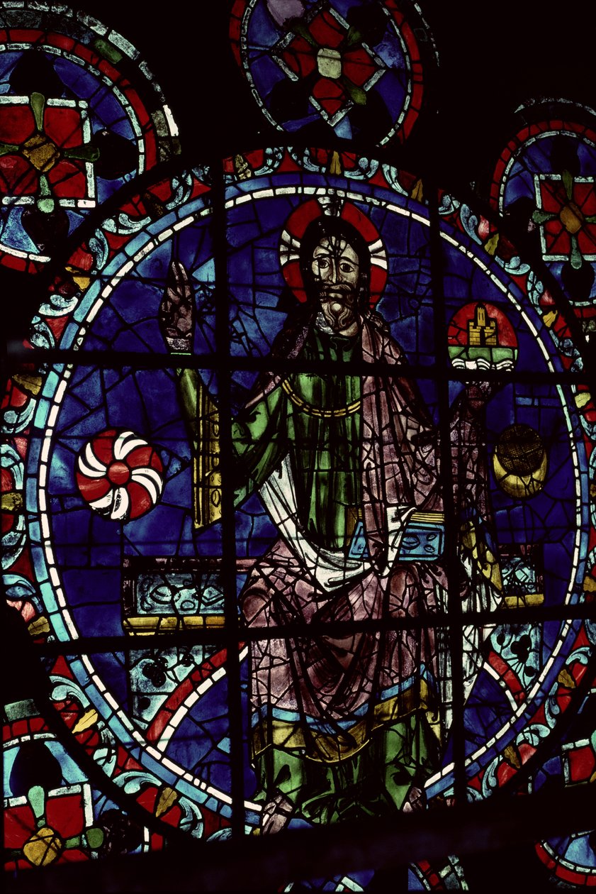 Cristo como el Logos, siglo XIII de French School