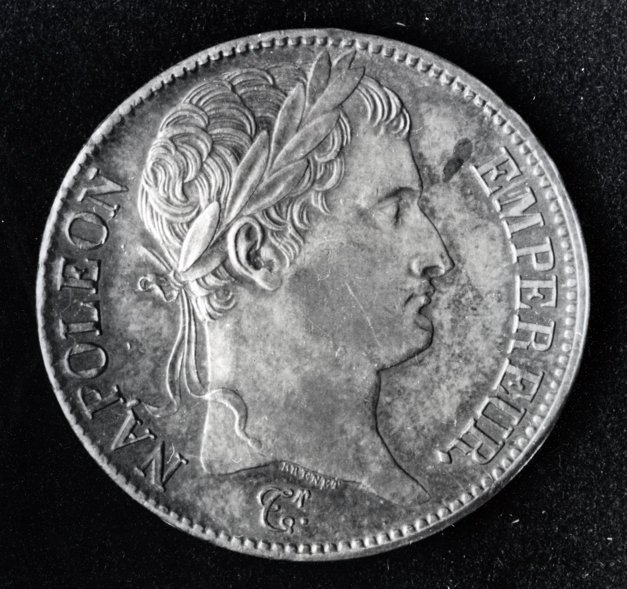 Moneda que representa a Napoleón I de French School