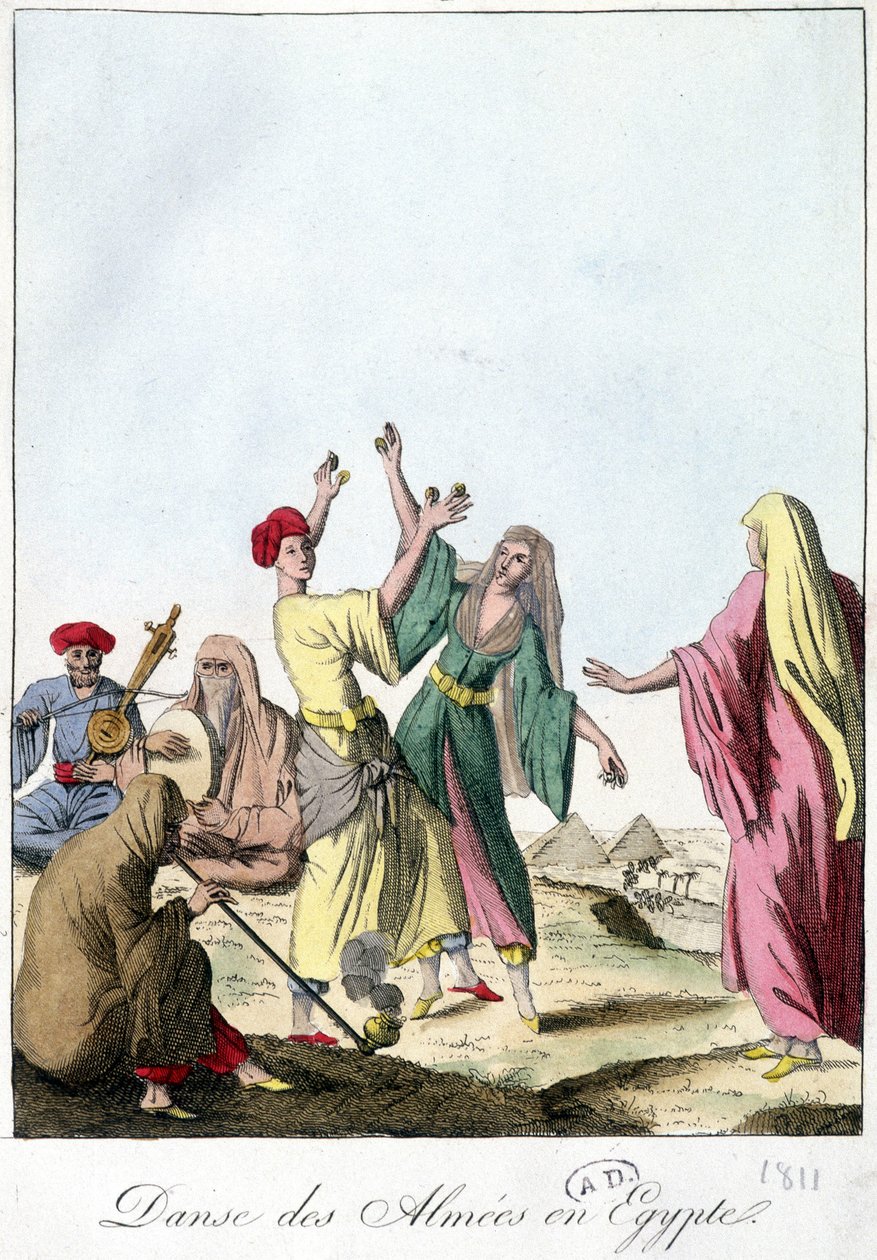 Danza de las Almies en Egipto. 1811 de French School