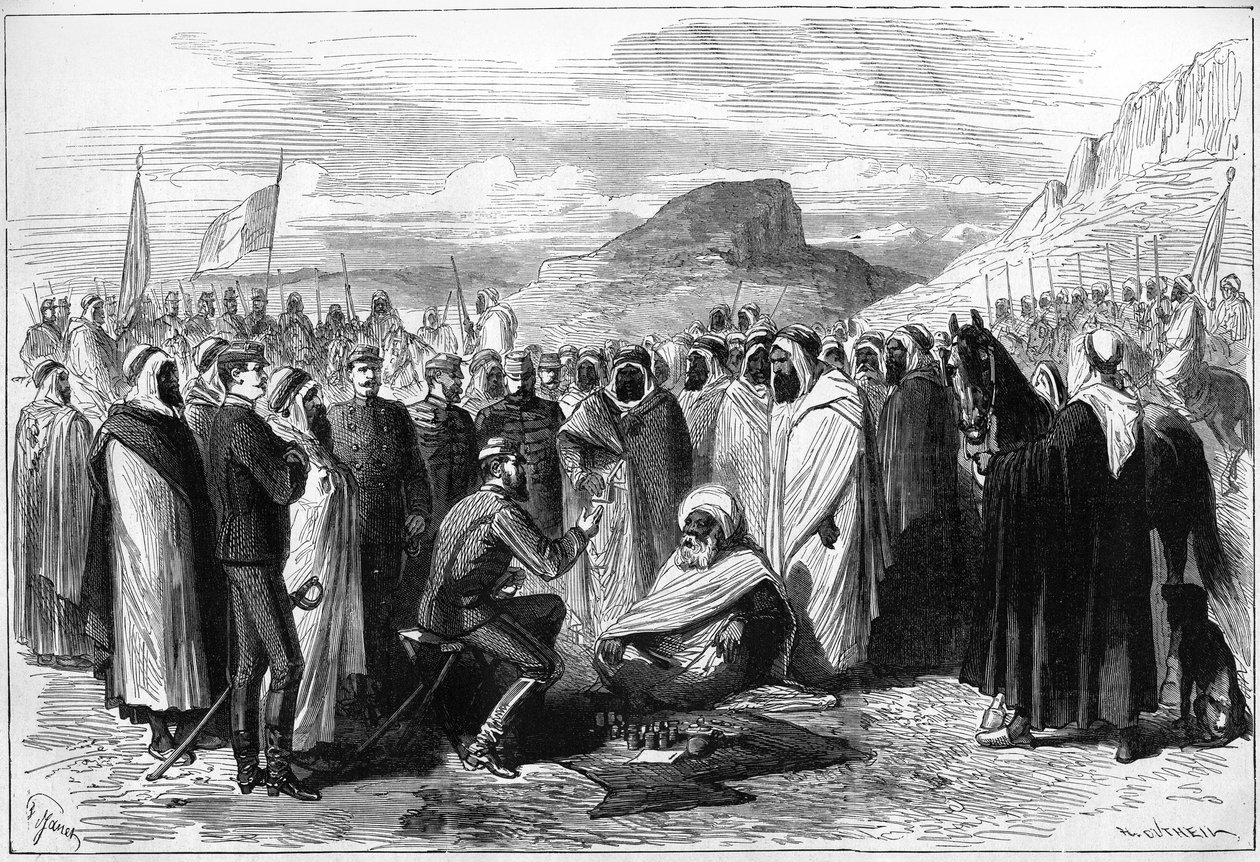 Expedición del General de Flogny a Argelia. de French School