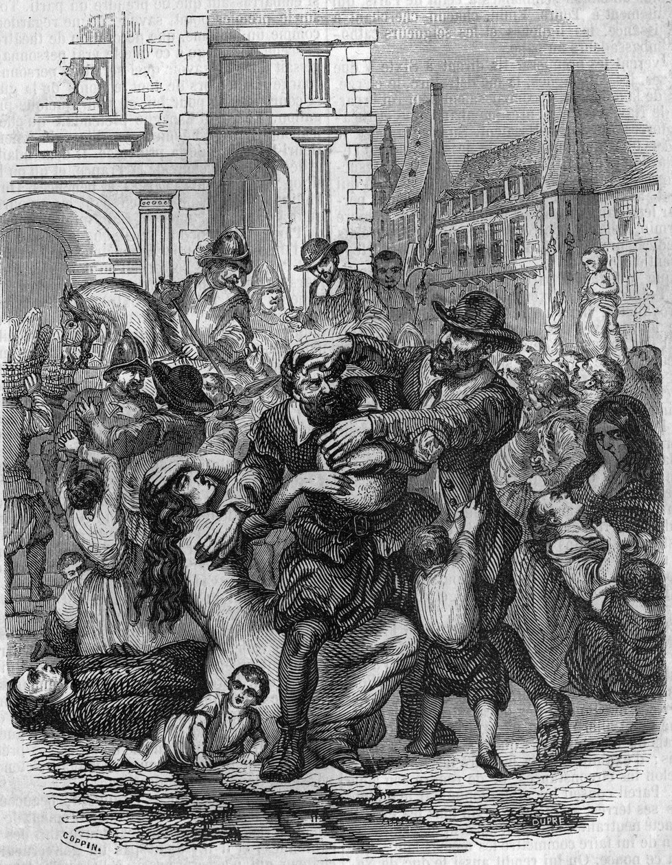 Hambre en Francia en el siglo XVI. de French School