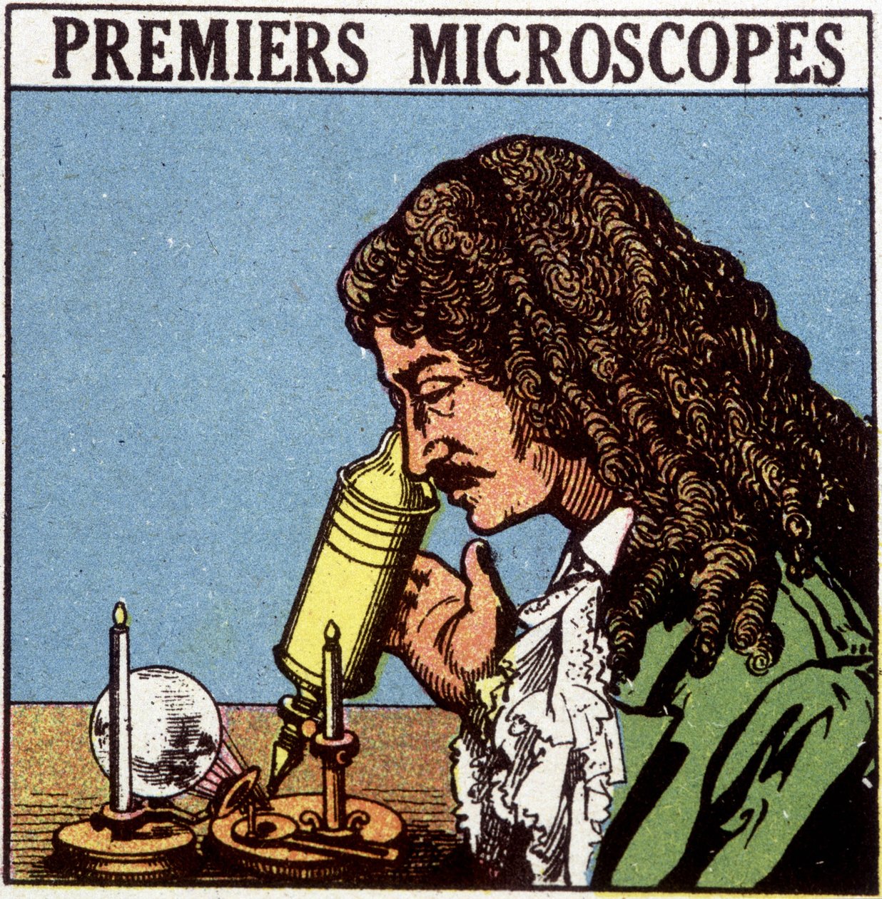 Primeros microscopios: Huygens de French School