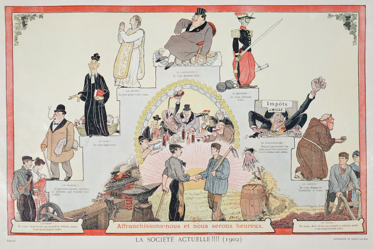 Liberen a los Trabajadores, 1902 de French School