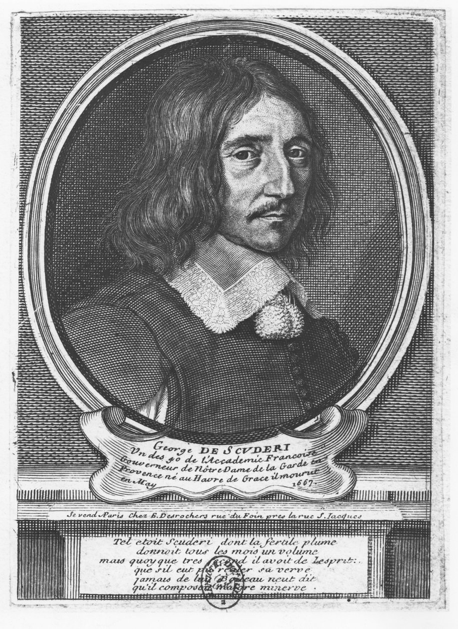 Georges de Scudéry (grabado) de French School
