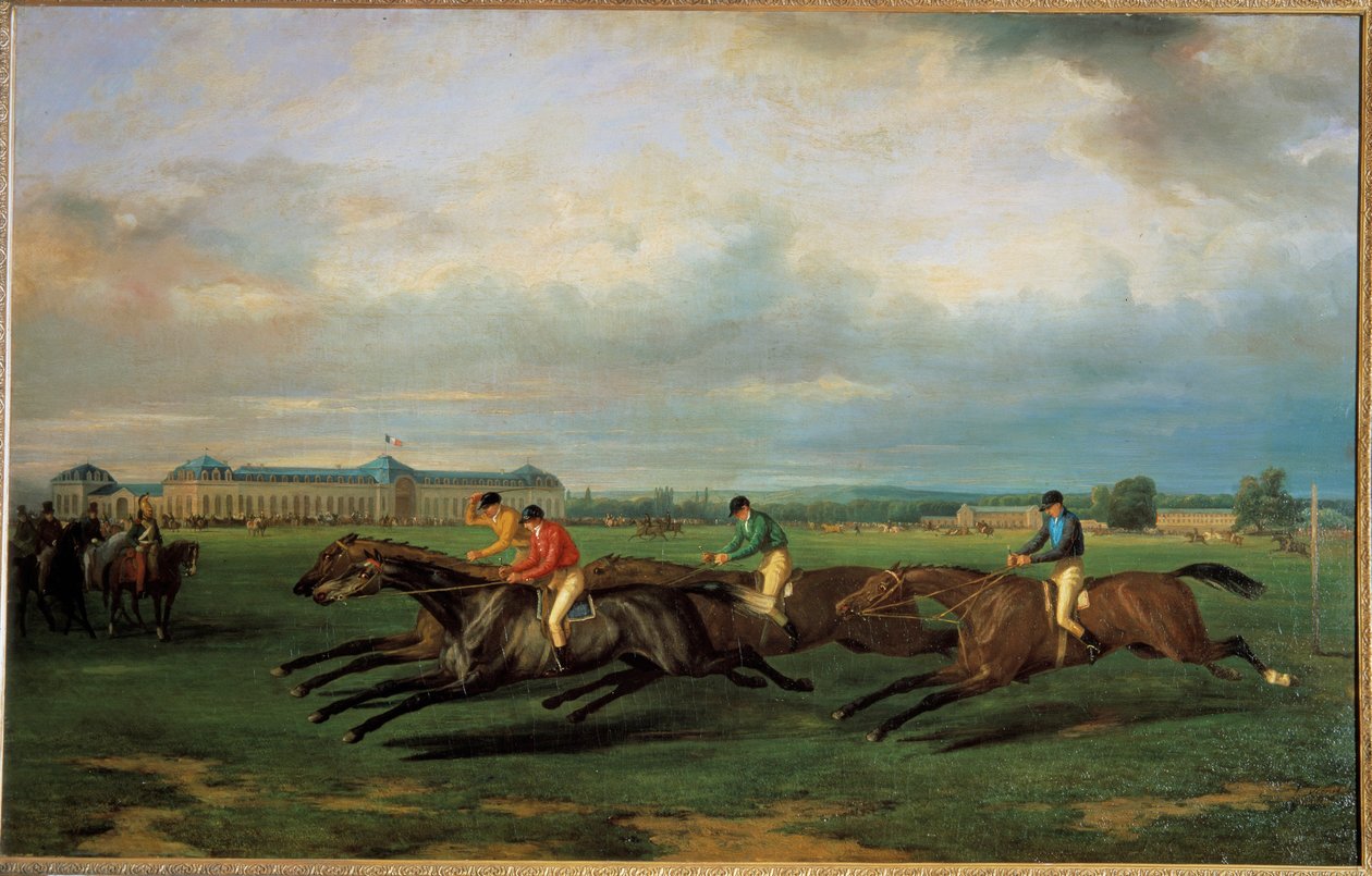 Carreras de caballos en Chantilly de French School